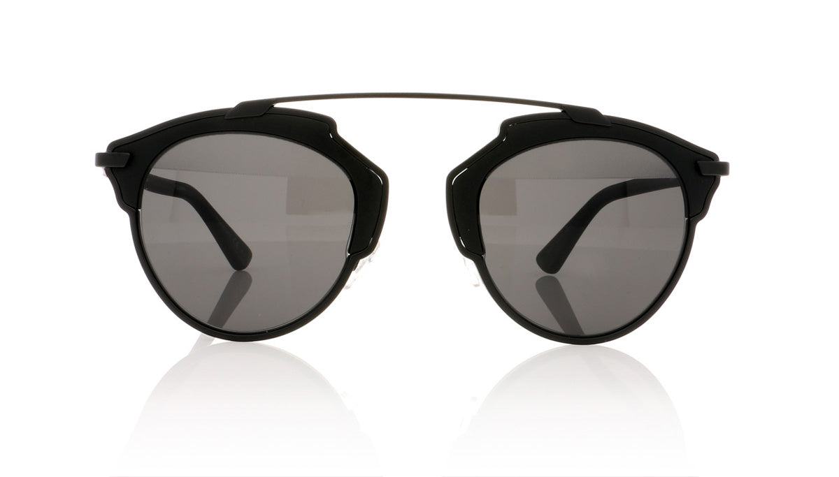 Dior SoReal RLS Matte Black Split Sunglasses - Front