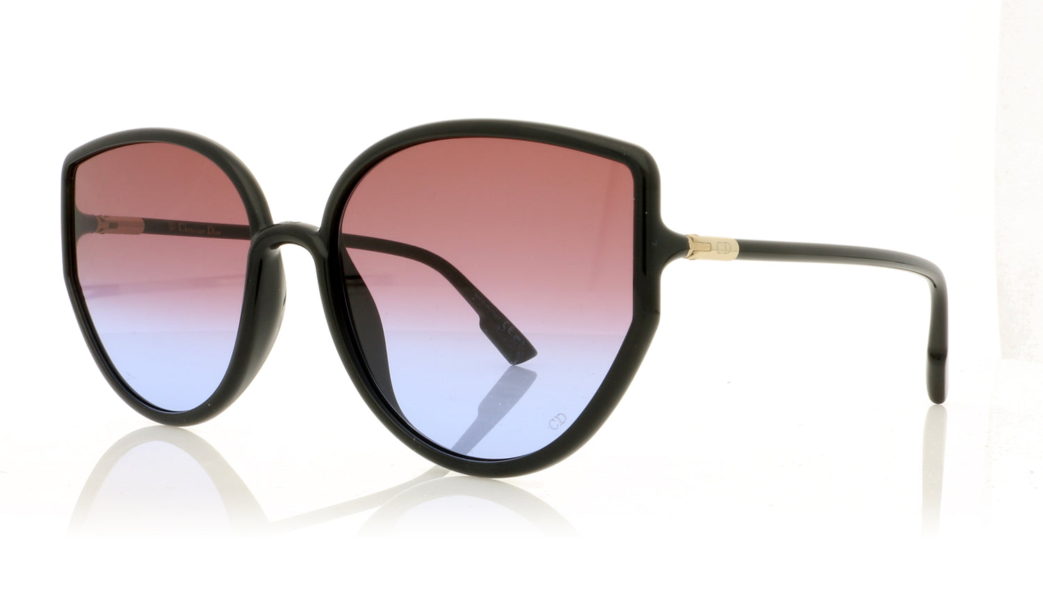 Dior So Stellaire4 SoStellaire04 Black 807 Sunglasses - Angle