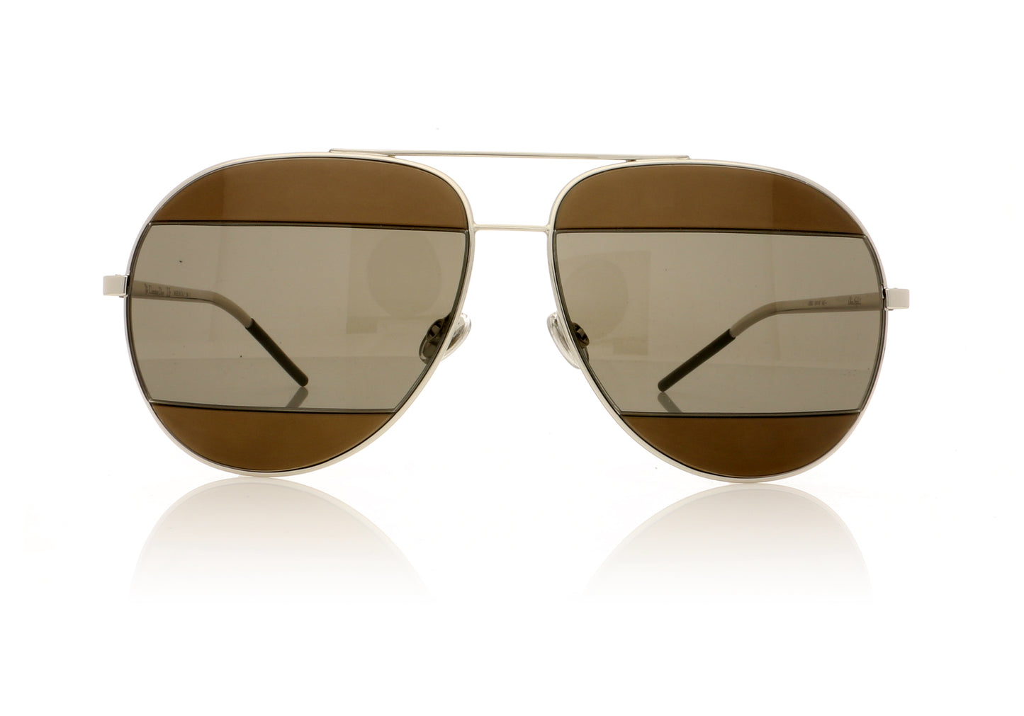 Dior SPLIT2 106J Palladium Sunglasses - Front