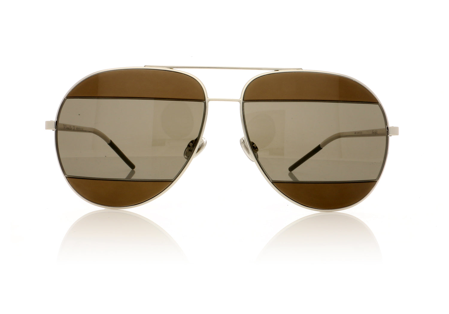 Dior SPLIT2 106J Palladium Sunglasses - Front