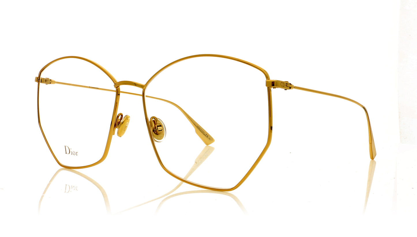 Dior Stellaire04 Gold J5G Glasses - Angle