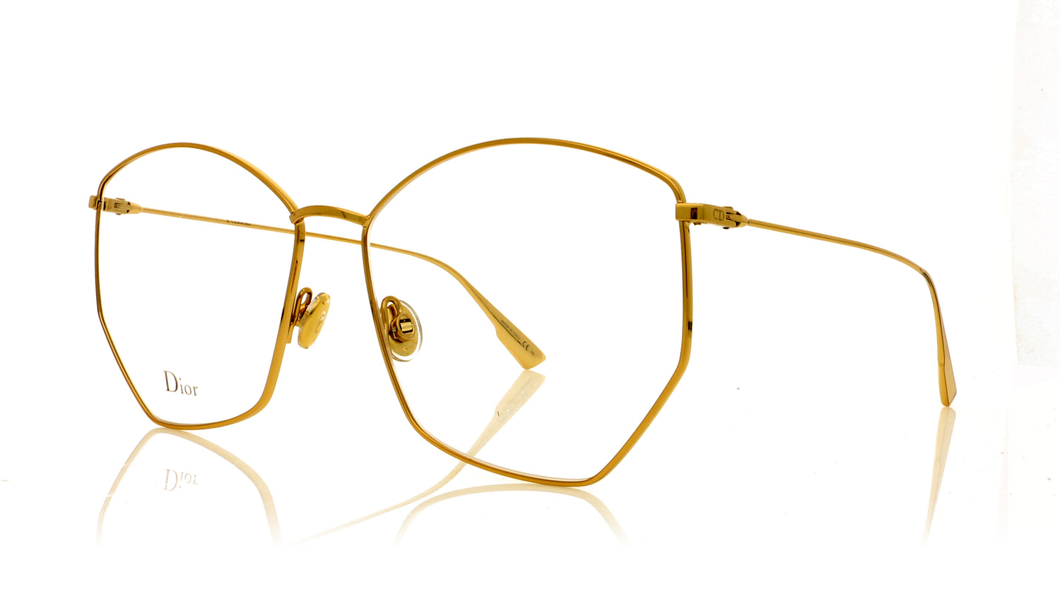 Dior Stellaire04 Gold J5G Glasses - Angle