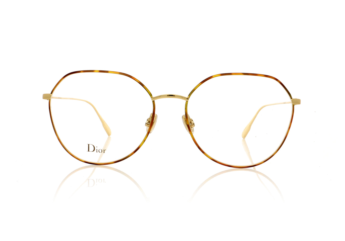 Dior StellaireO15 06J Gold Havana Glasses - Front