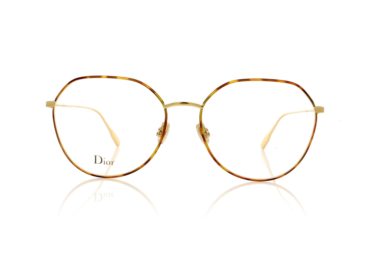 Dior StellaireO15 06J Gold Havana Glasses - Front