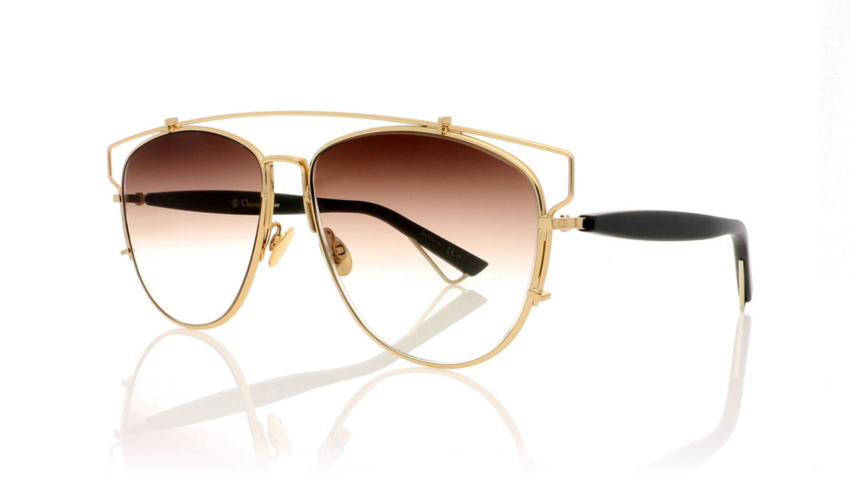 Dior Technologic RHL Gold Sunglasses - Angle