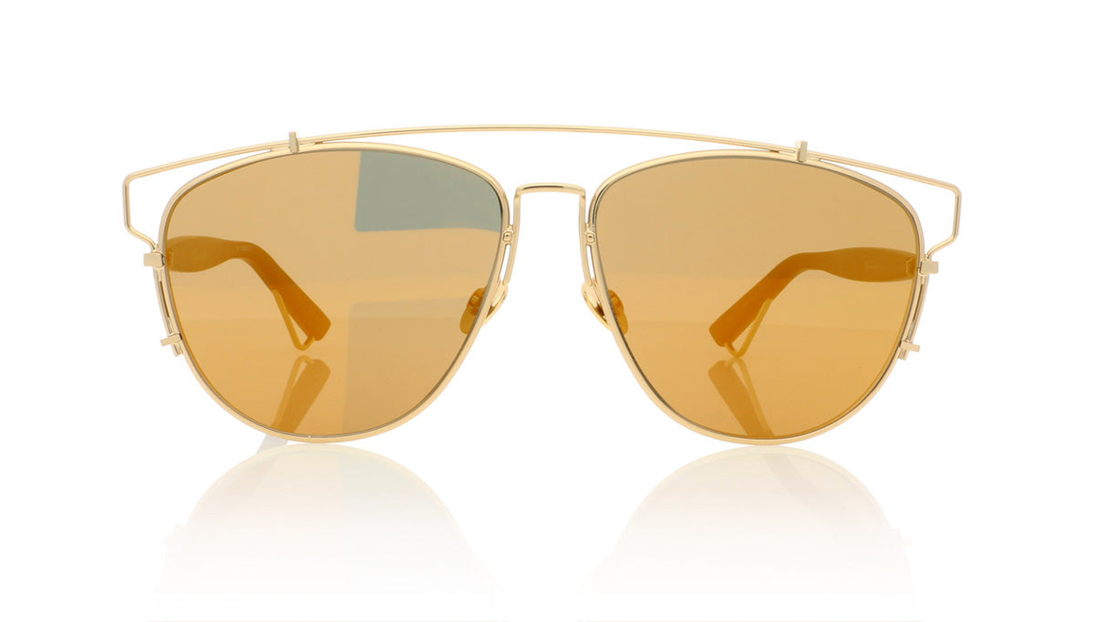 Dior Technologic RHL LNMR Gold Black Mirror Sunglasses - Front