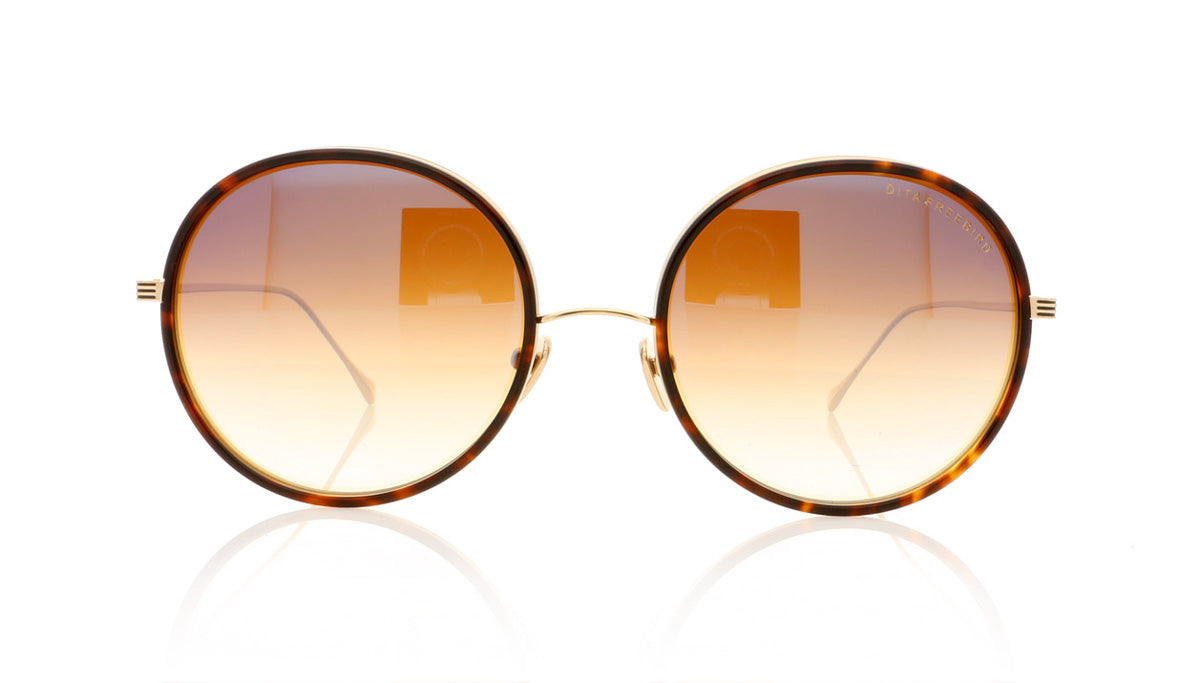 DITA Freebird 21012 B Dark Tortoiseshell Sunglasses - Front