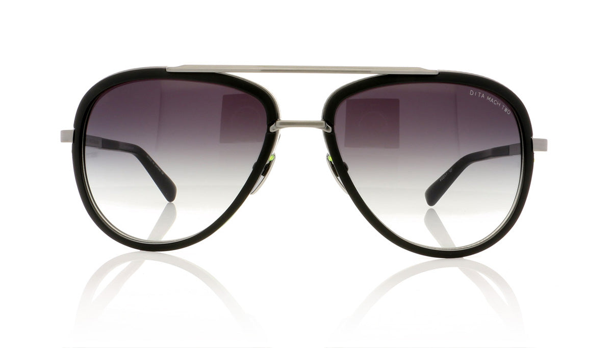 DITA Mach Two DRX-2031 E Mat Black Sunglasses - Front