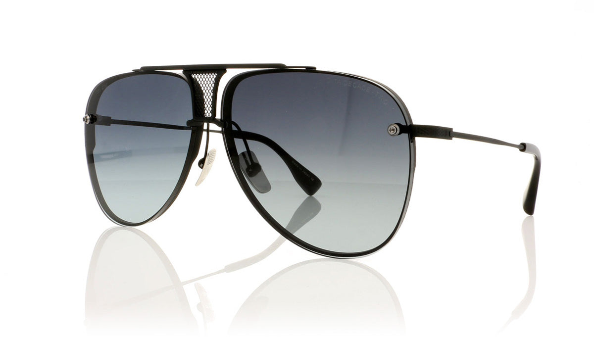 DITA Decade Two DRX 2082 H Matte Black Sunglasses - Angle