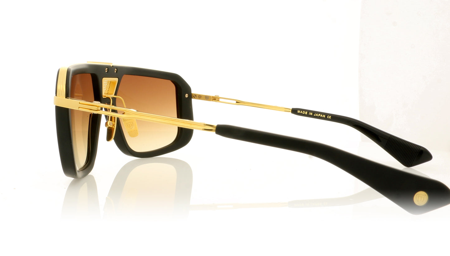 DITA Mach-Eight DTS400 MTB/YG Matte Black-Yellow Gold Sunglasses - Side