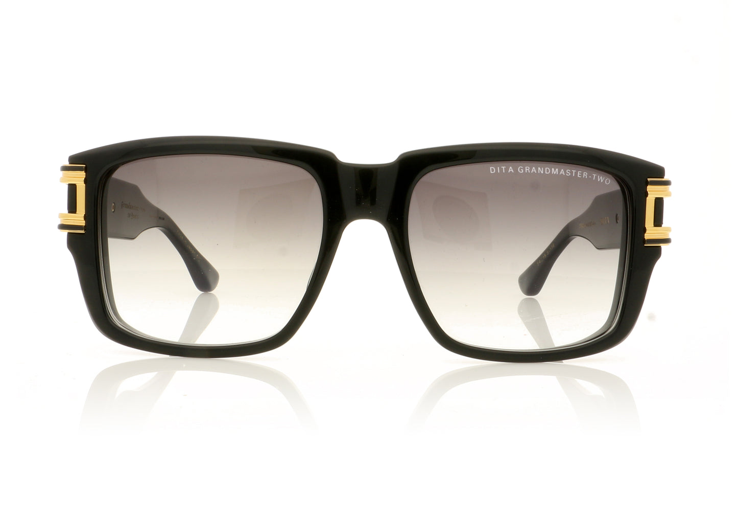 DITA Grandmaster DTS402 BLKGLD Black-Gold Sunglasses - Front