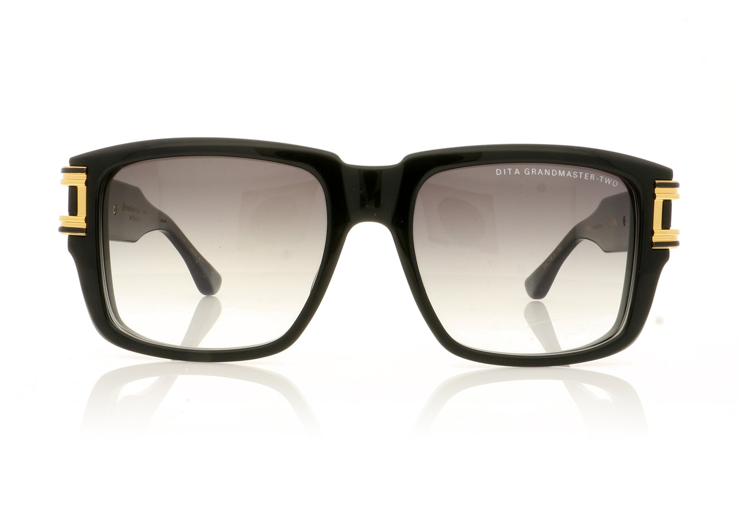 DITA Grandmaster DTS402 BLKGLD Black-Gold Sunglasses - Front