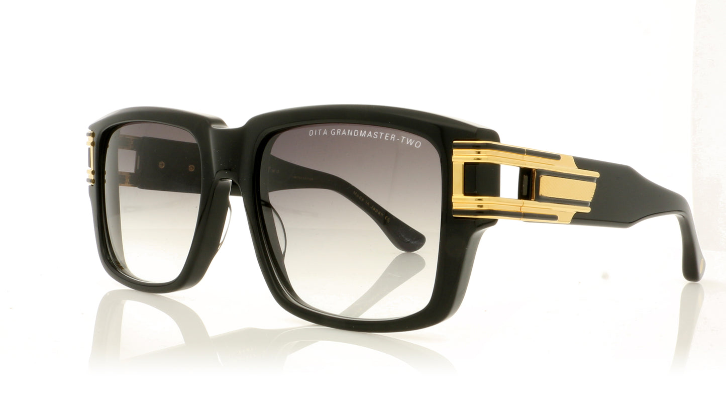 DITA Grandmaster DTS402 BLKGLD Black-Gold Sunglasses - Angle