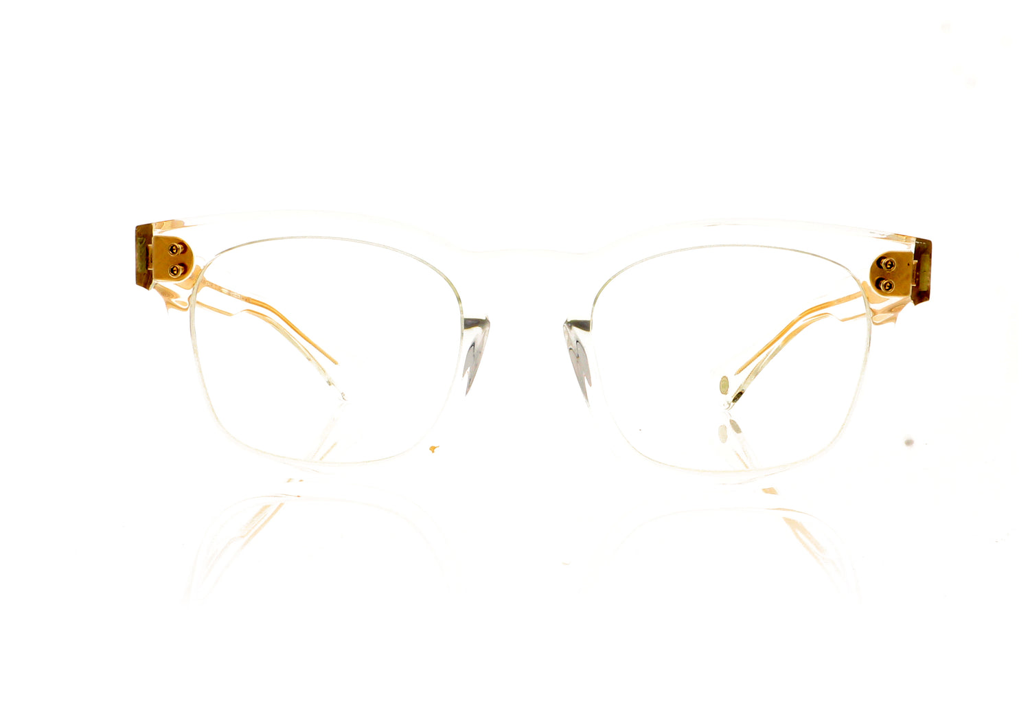DITA Mann DTX102 CRY-GLD Crystal-Gold Glasses - Front