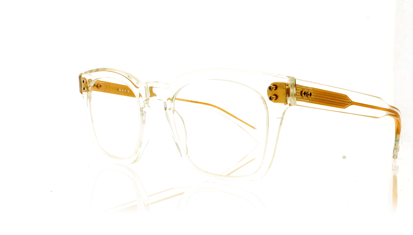 DITA Mann DTX102 CRY-GLD Crystal-Gold Glasses - Angle
