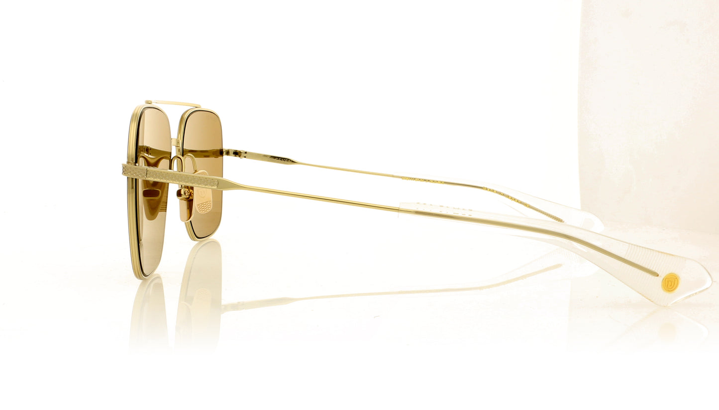DITA Flight Seven DTS111-57-04 GLD-BLK Gold Sunglasses - Side