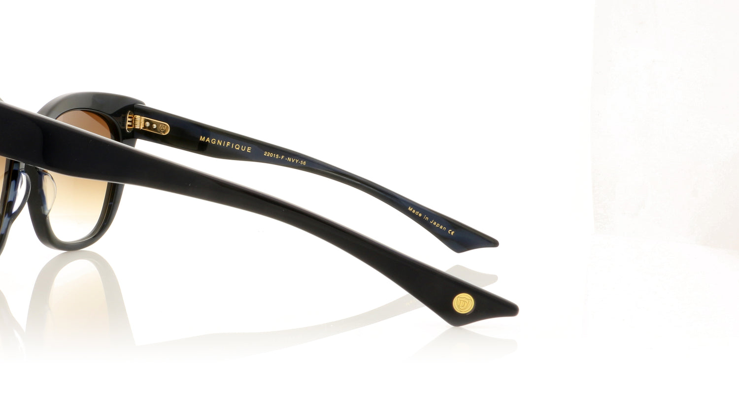 DITA Magnifique F-NVY Navy Sunglasses - Side