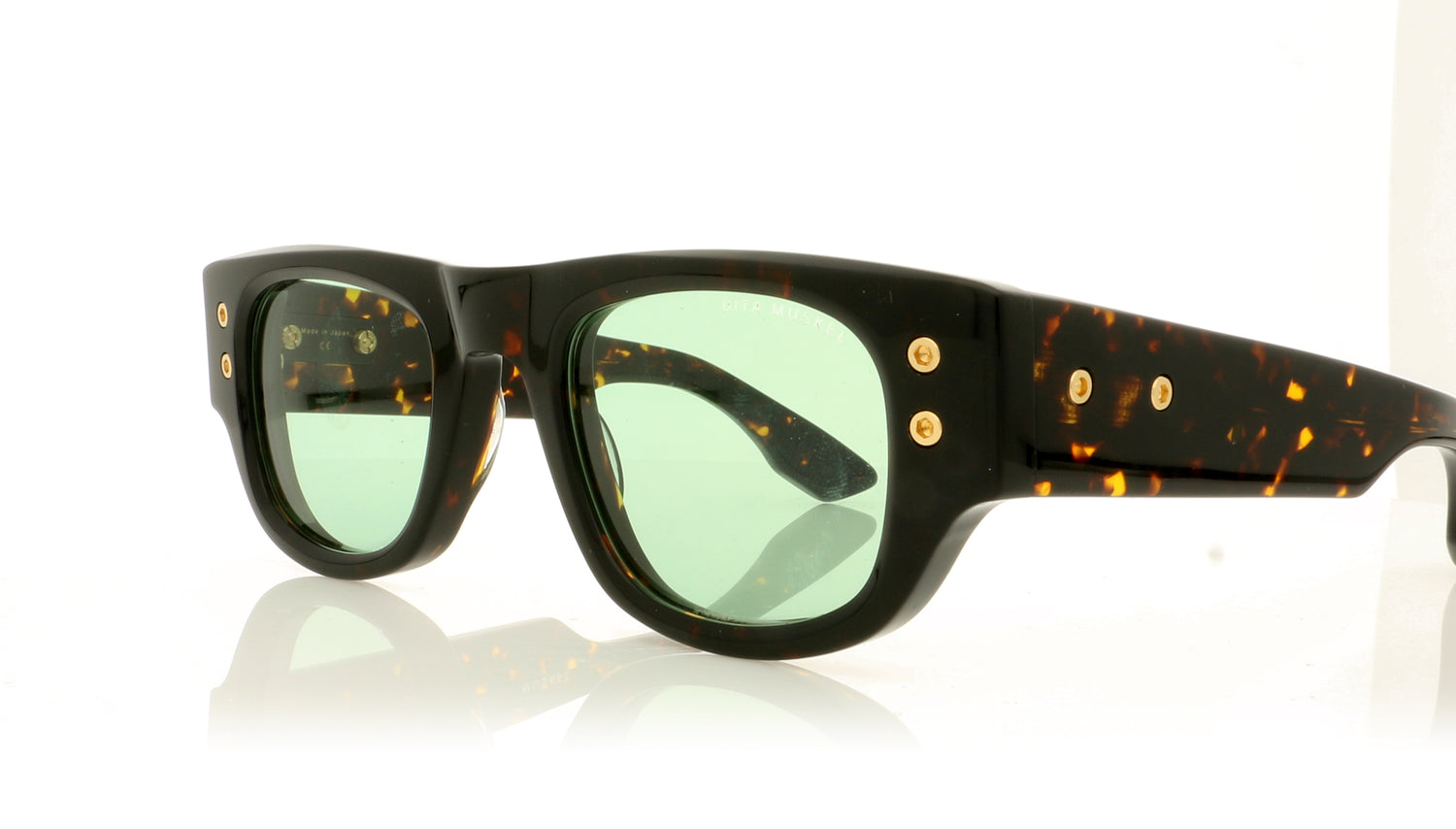 DITA DTS701 Muskel TRT Tortoise Sunglasses - Angle