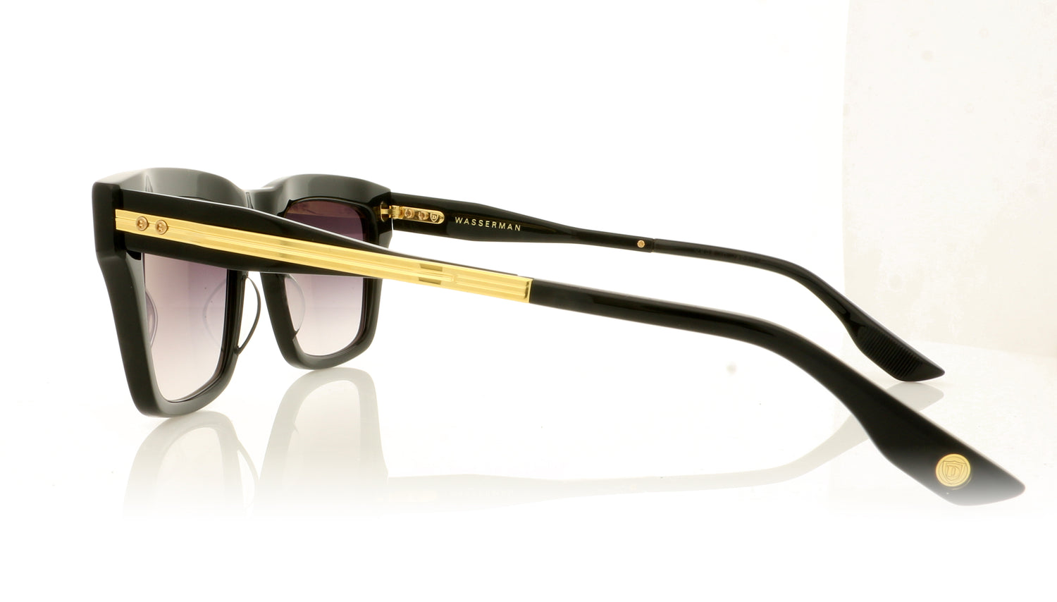 DITA DTS700 Wasserman A Black Yellow Gold Sunglasses - Side