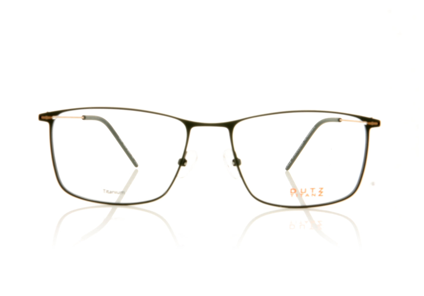 Dutz DT001 C55 Black Glasses - Front