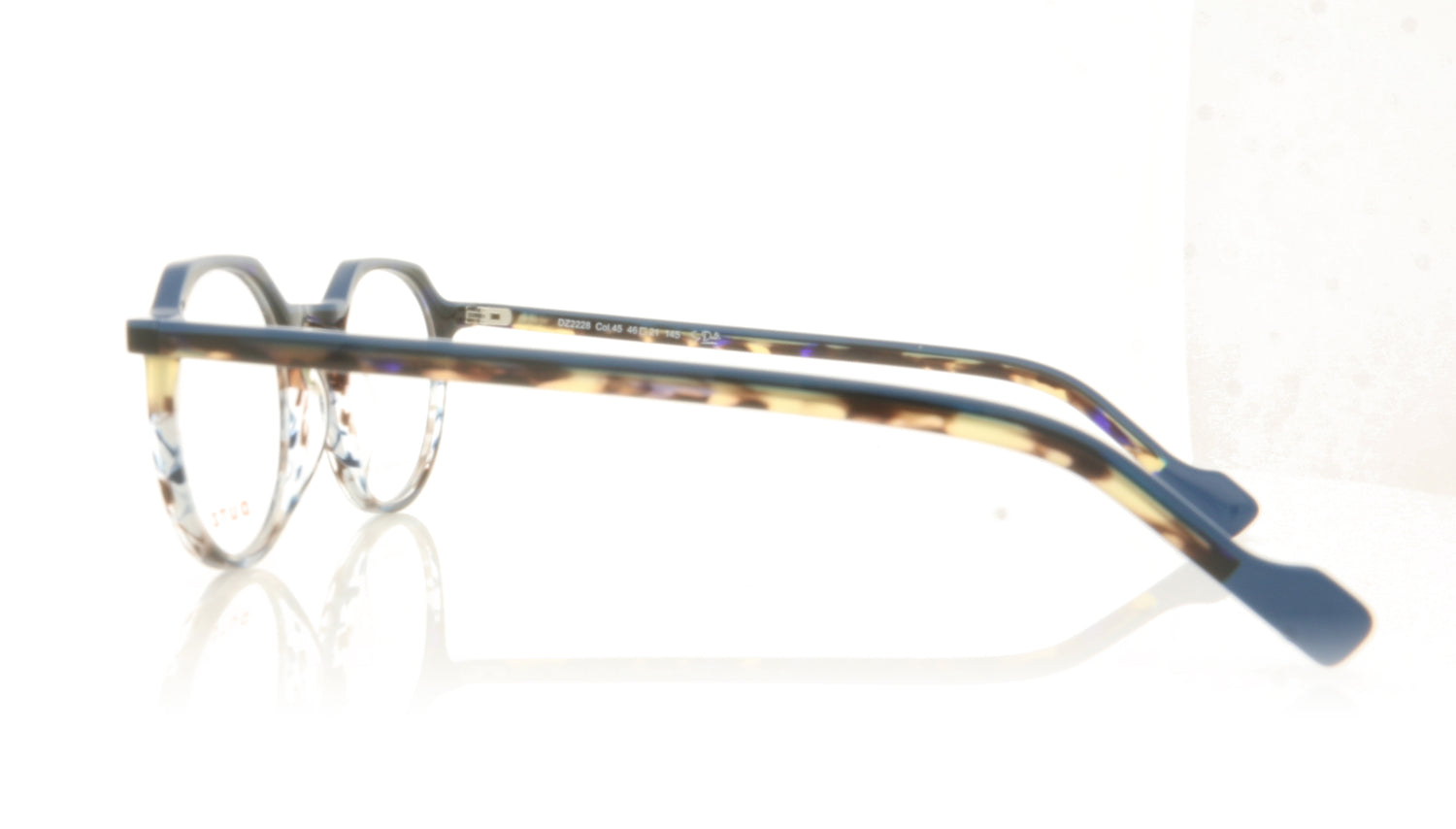 Dutz DZ2228 C45 Blue Glasses - Side