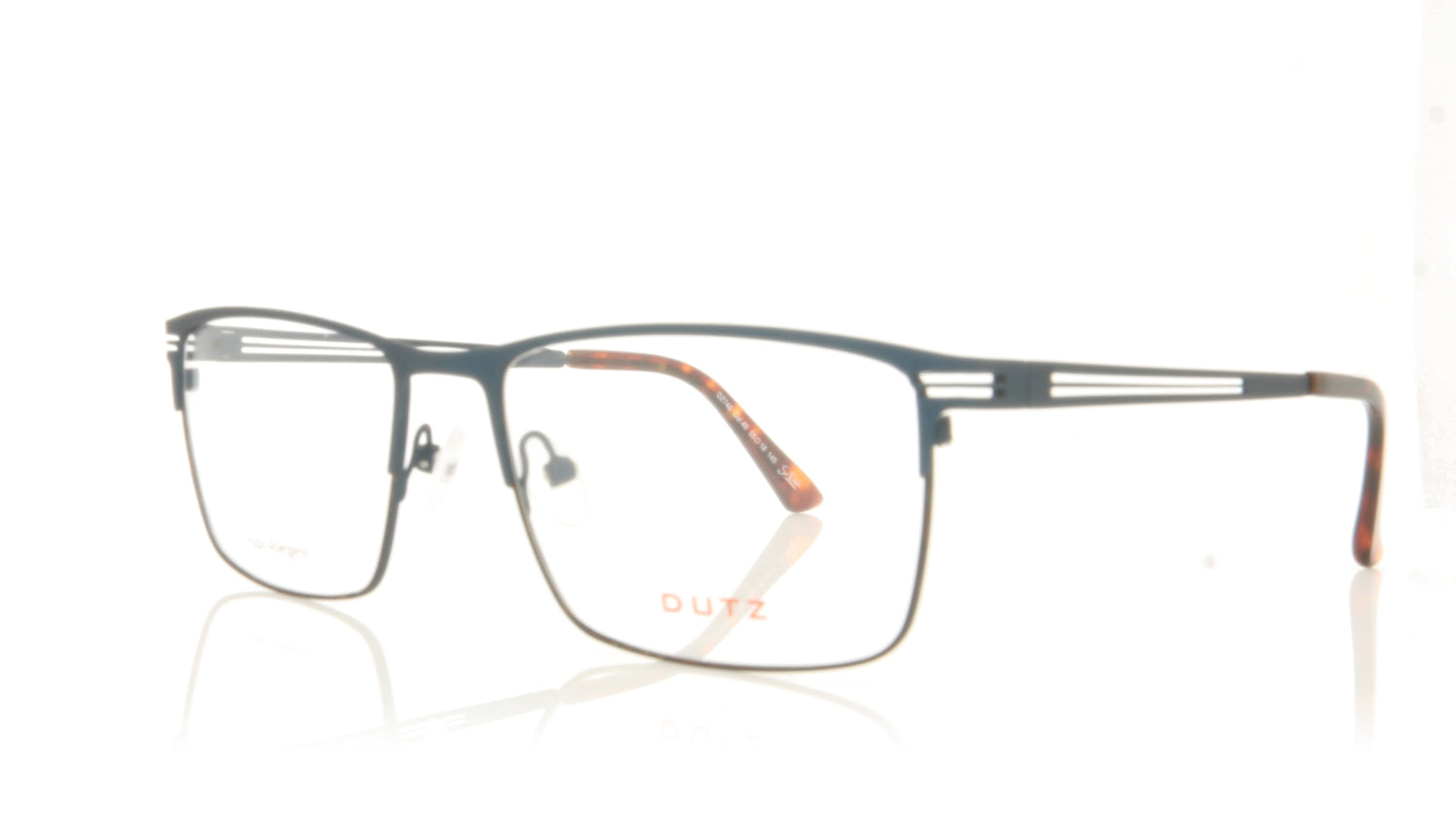 Dutz DZ746 C46 Teal Glasses - Angle