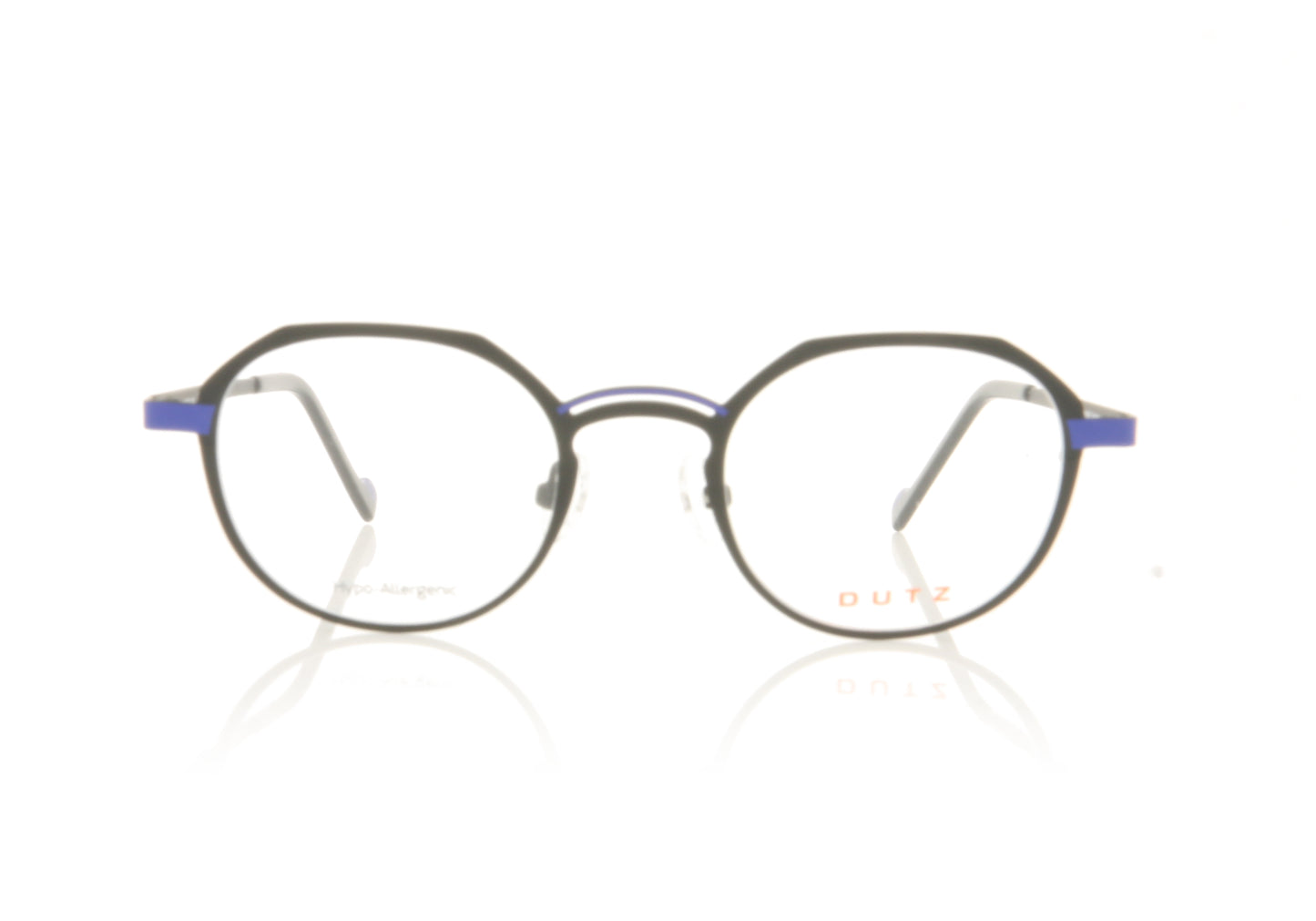 Dutz DZ756 C95 Black Glasses - Front