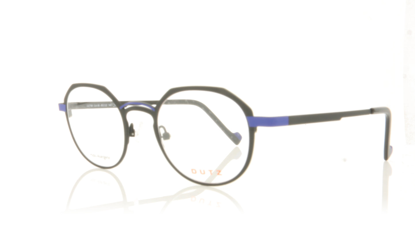 Dutz DZ756 C95 Black Glasses - Angle