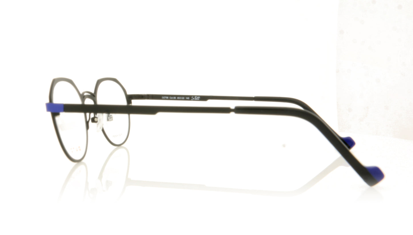Dutz DZ756 C95 Black Glasses - Side