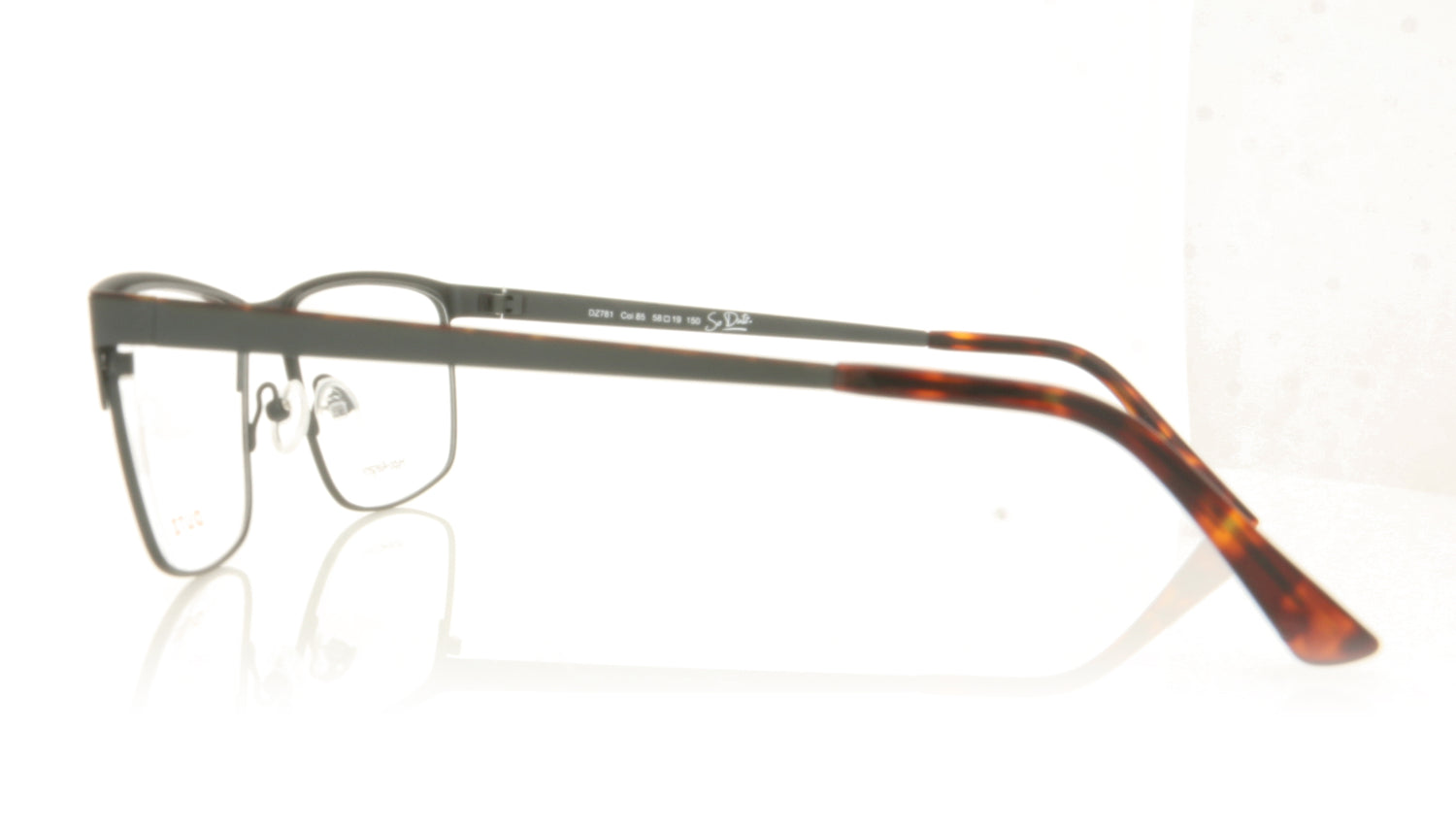 Dutz DZ781 C85 Grey Glasses - Side