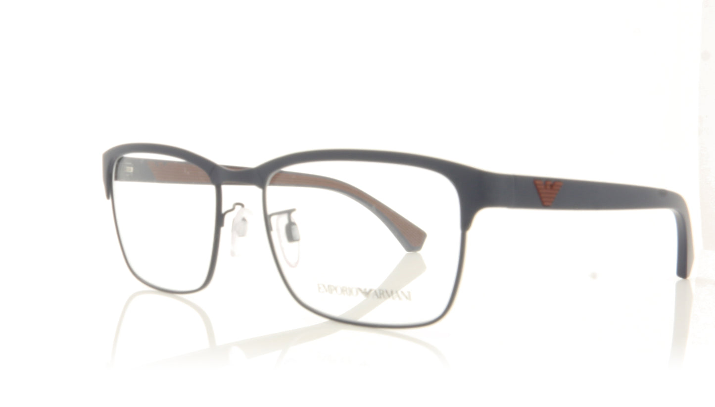 Emporio Armani 0EA1098 3003 Matte Blue Glasses - Angle