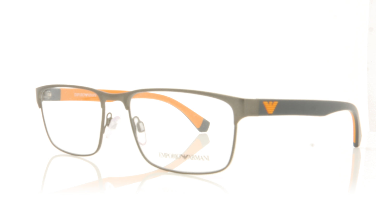 Emporio Armani 0EA1105 3003 Matte Gunmetal Glasses - Angle