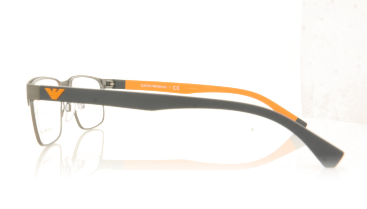 Emporio Armani 0EA1105 3003 Matte Gunmetal Glasses - Side
