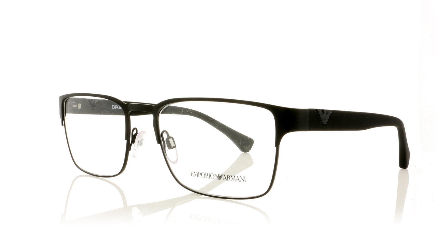 Emporio Armani EA1027 3001 Black Glasses - Angle