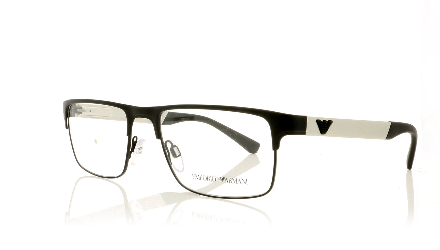 Emporio Armani EA1075 3001 Black Glasses - Angle