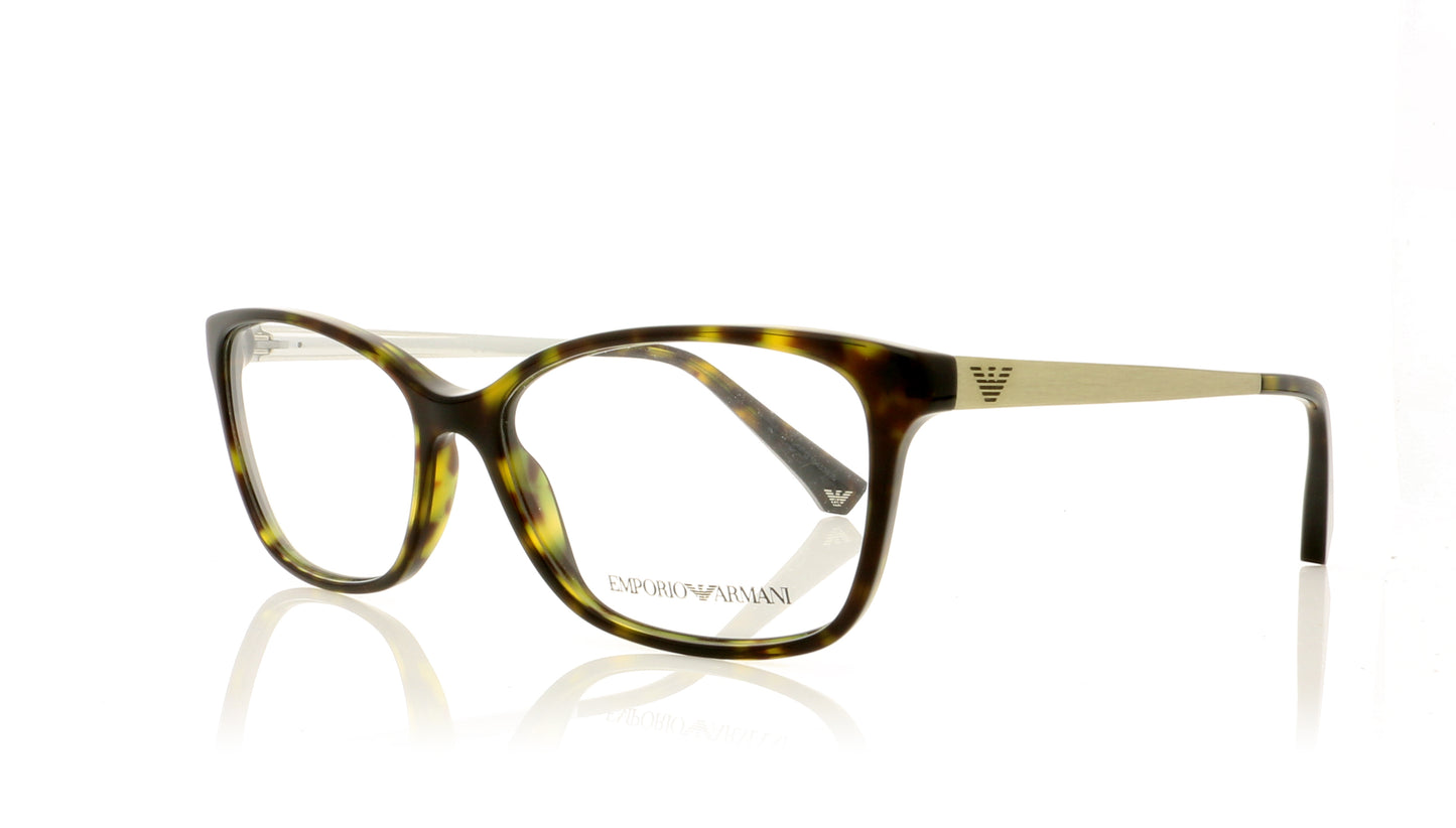 Emporio Armani EA3026 5026 Tortoise Glasses - Angle