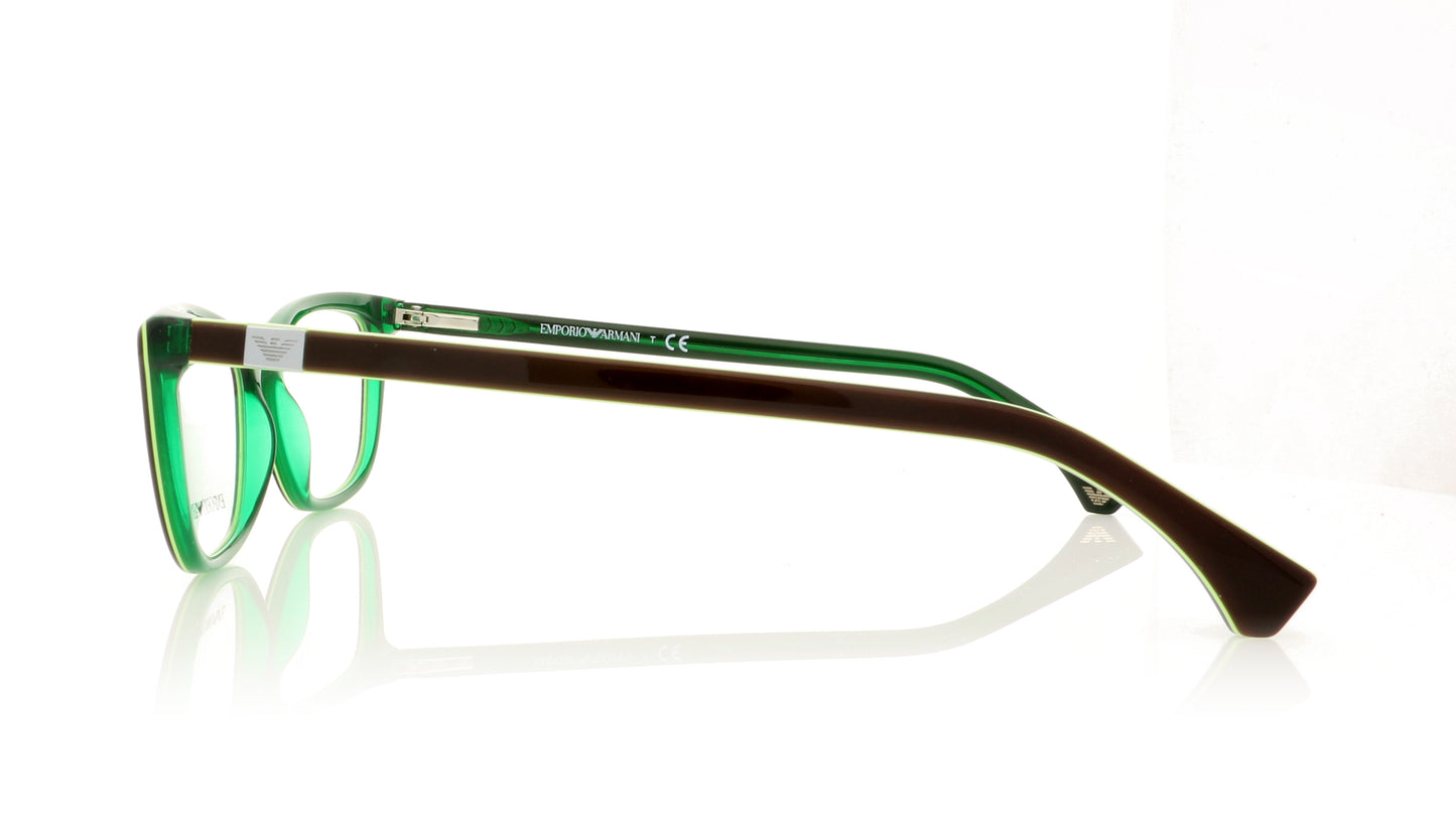 Emporio Armani EA 3052 5351 Brown Glasses - Side