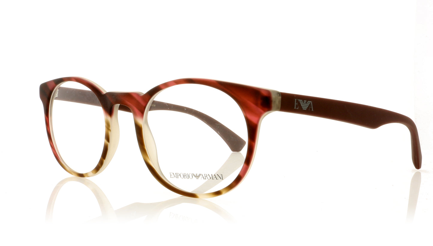 Emporio Armani EA3156 5790 Brown Glasses - Angle