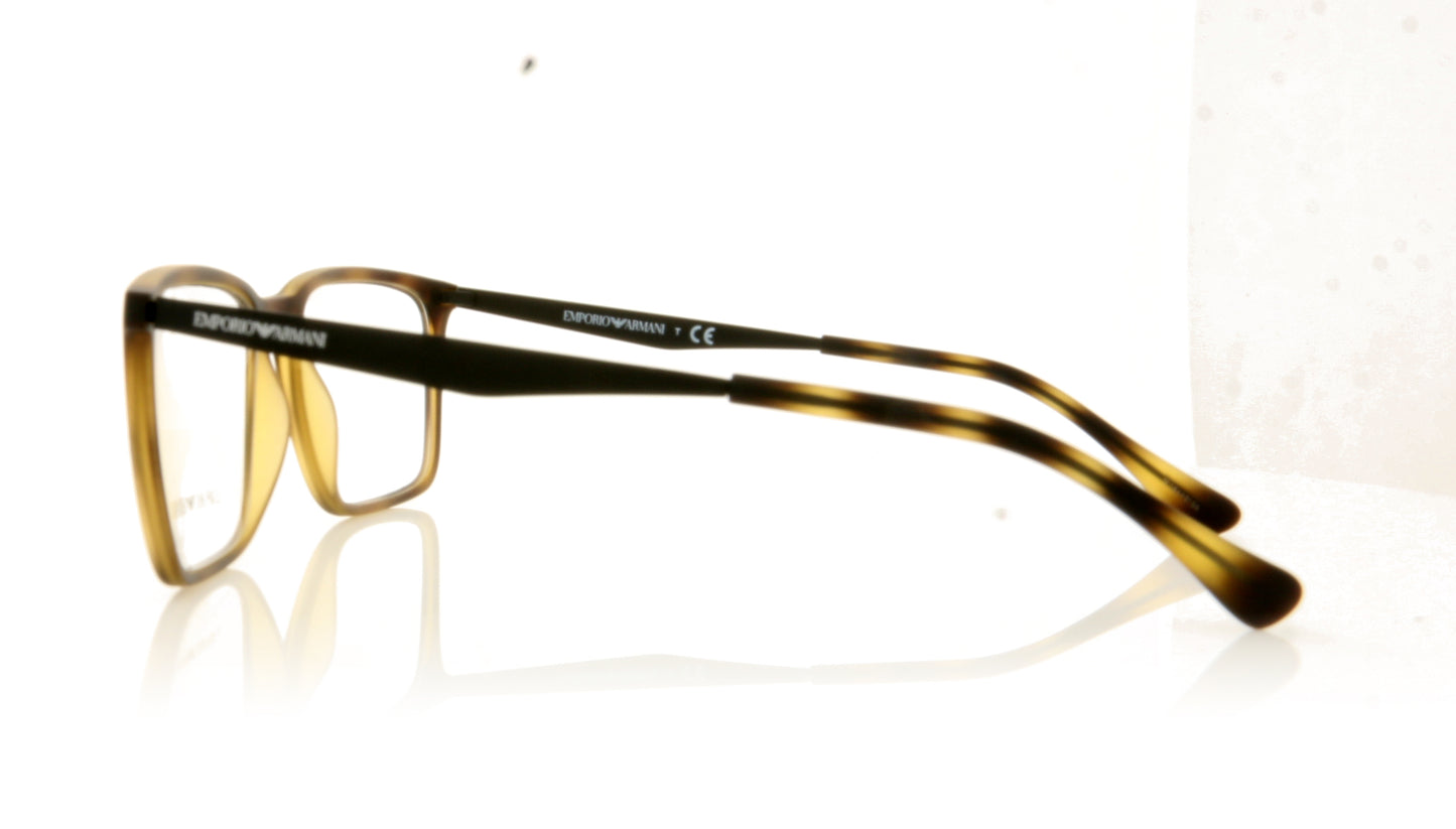 Emporio Armani 0EA3169 5089 Matte Havana Glasses - Side