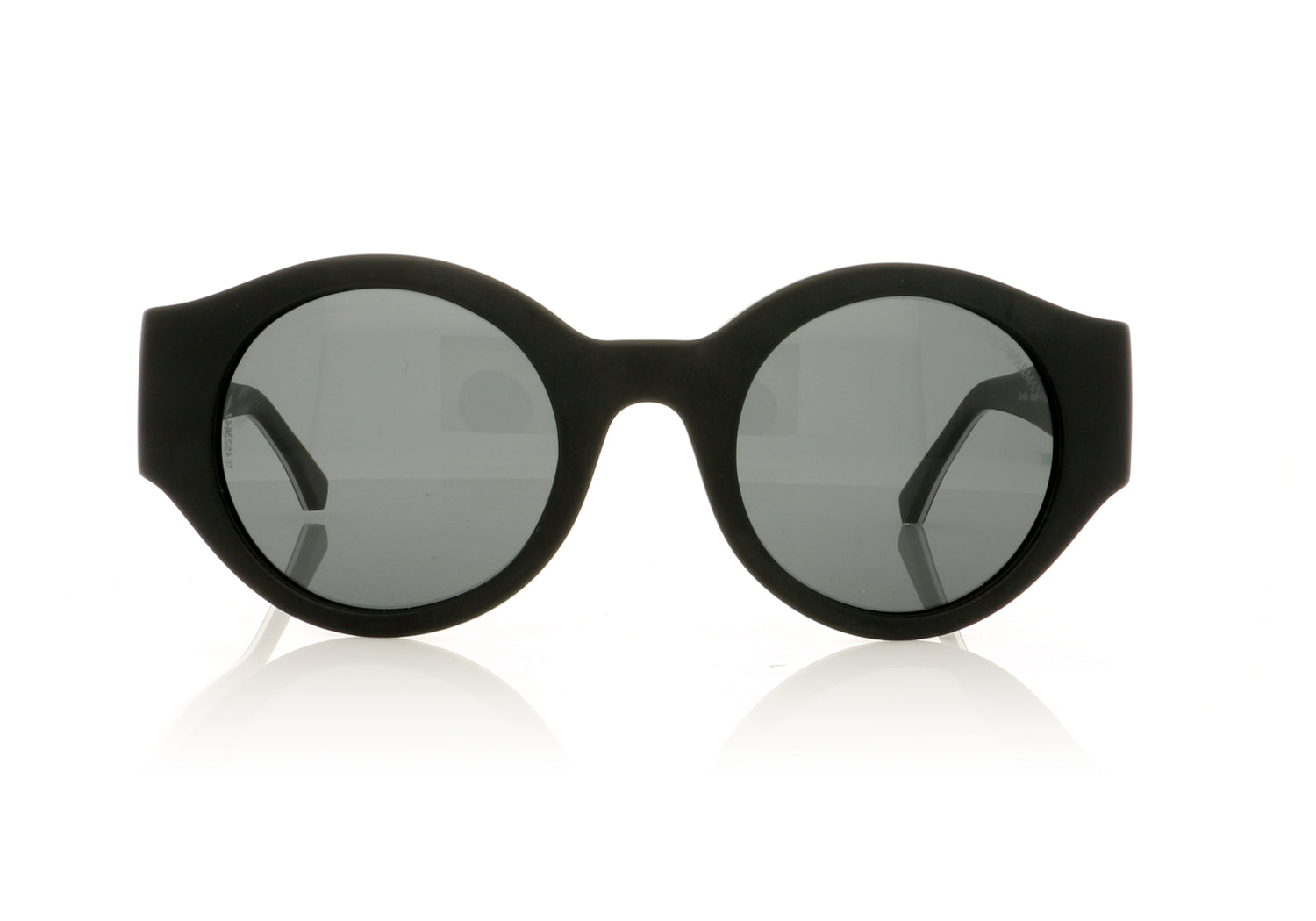 Emporio Armani EA4044 5364/87 Matt Black and White Sunglasses - Front