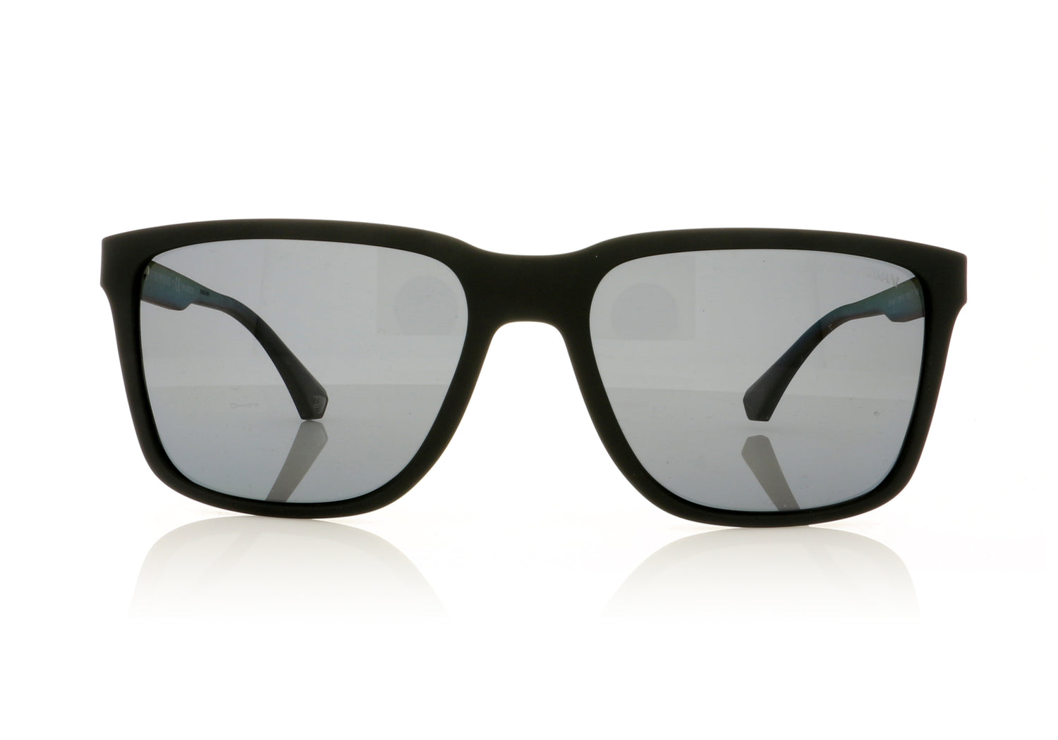 Emporio Armani EA4047 5063/81 Matt Grey Sunglasses - Front