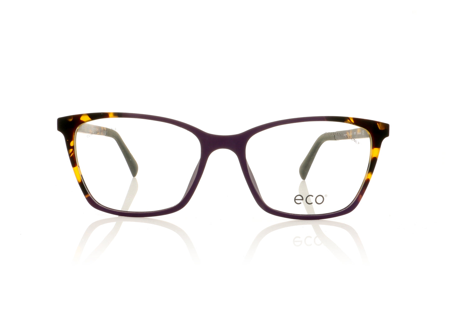 Eco Angara DPRT Purple Tortoise Glasses - Front