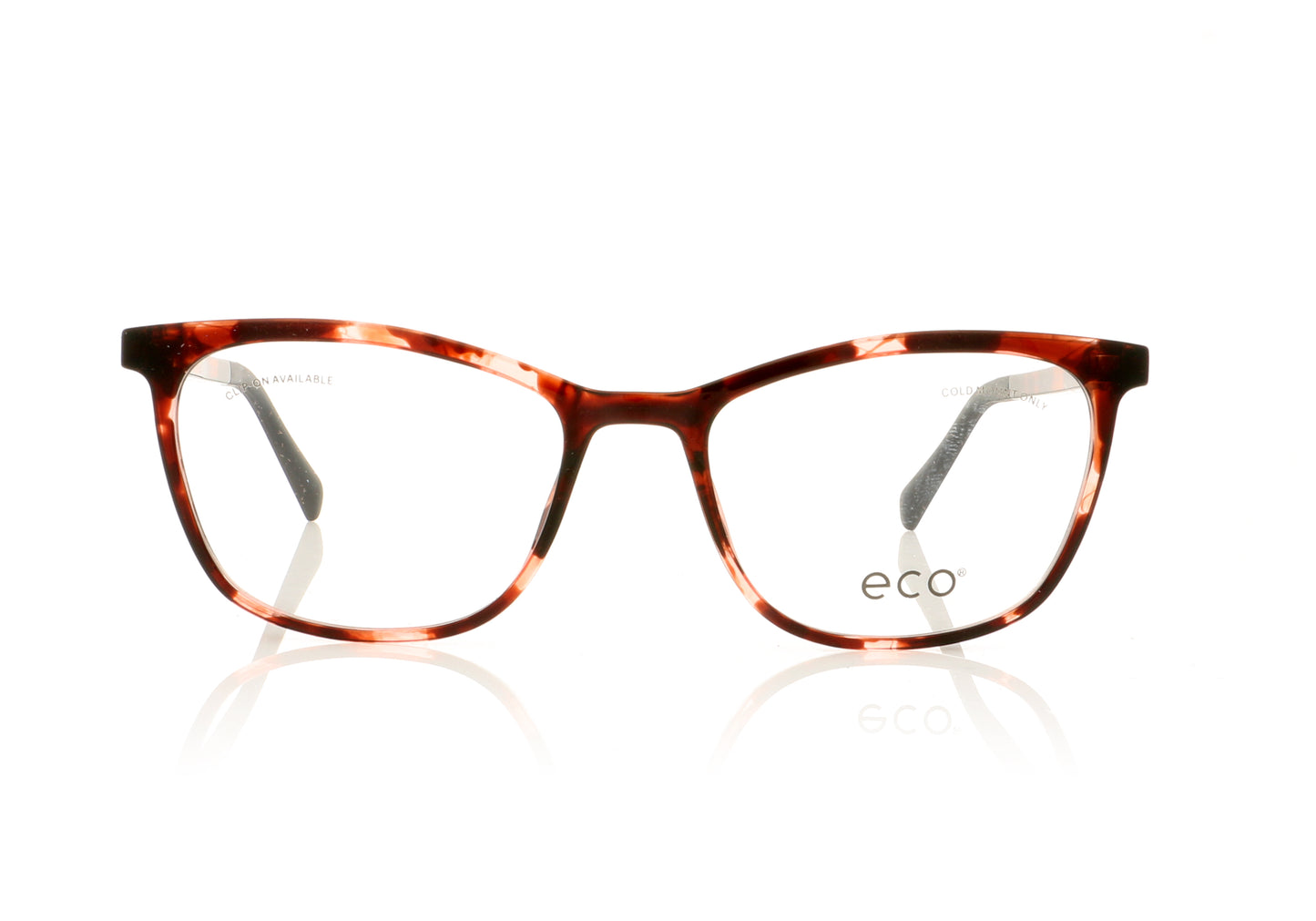 Eco Denali BLTT Red Tortoise Glasses - Front