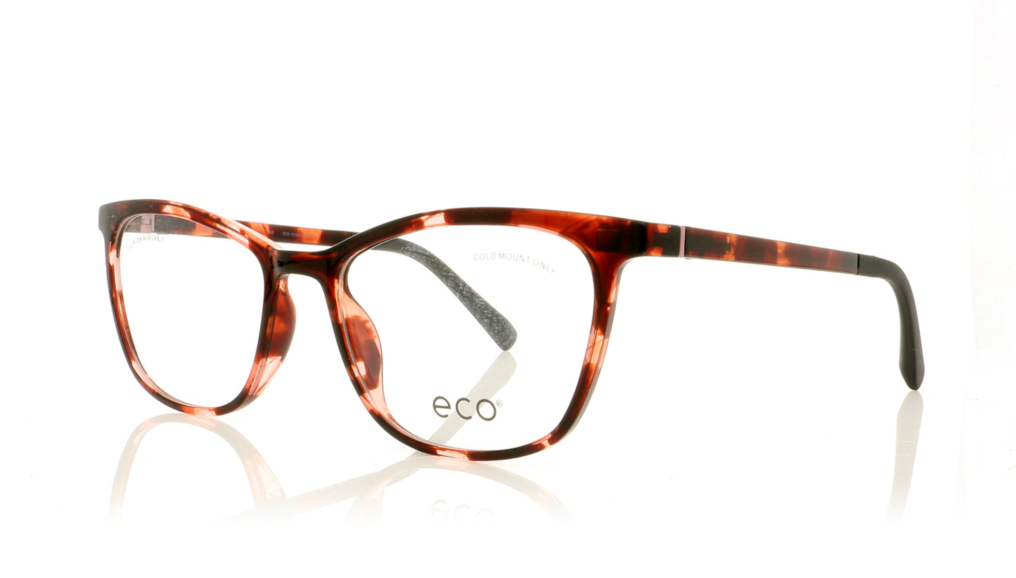 Eco Denali BLTT Red Tortoise Glasses - Angle