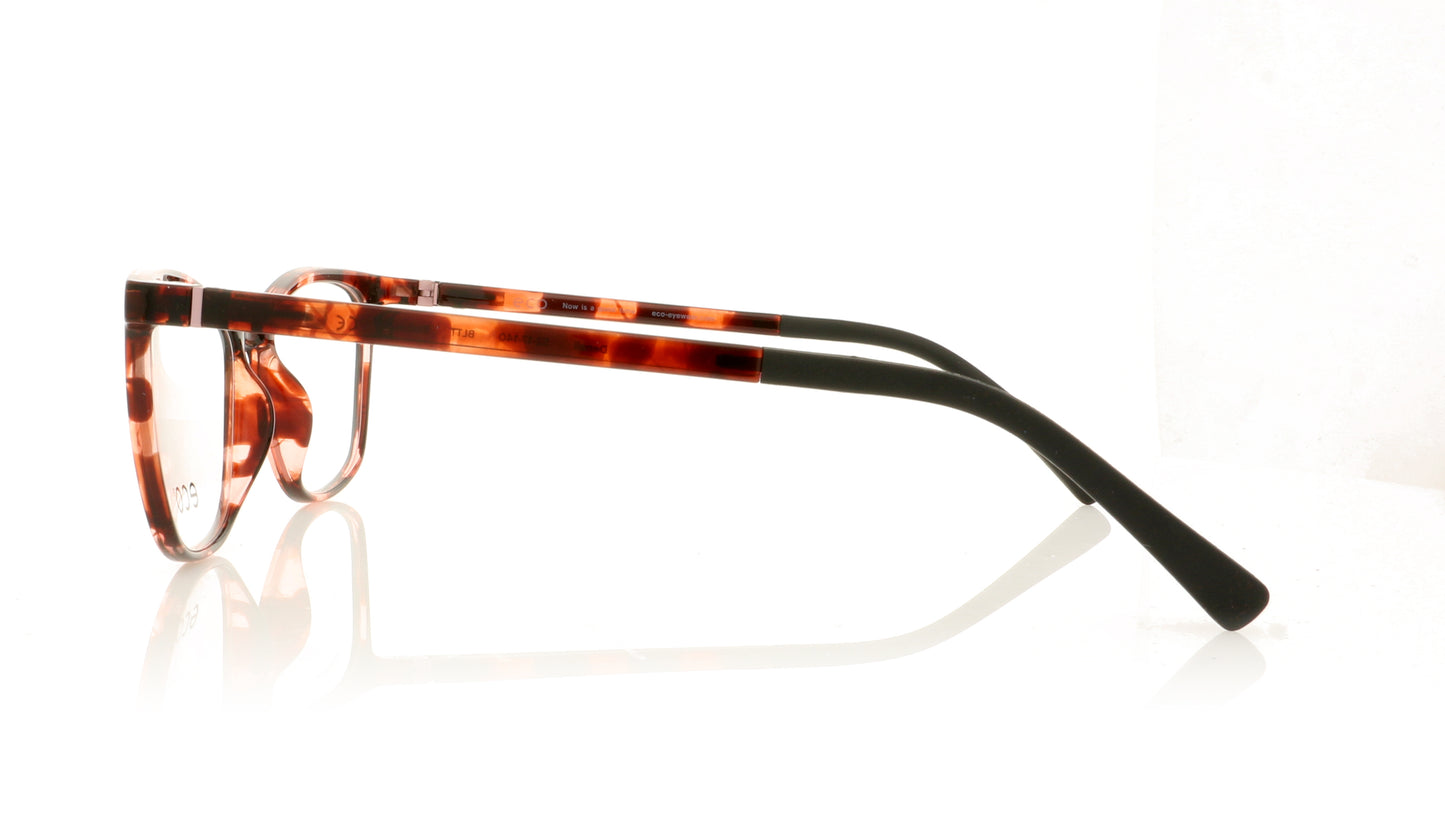 Eco Denali BLTT Red Tortoise Glasses - Side