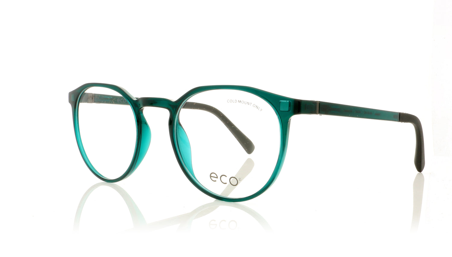 Eco Didessa AQUA Green Glasses - Angle