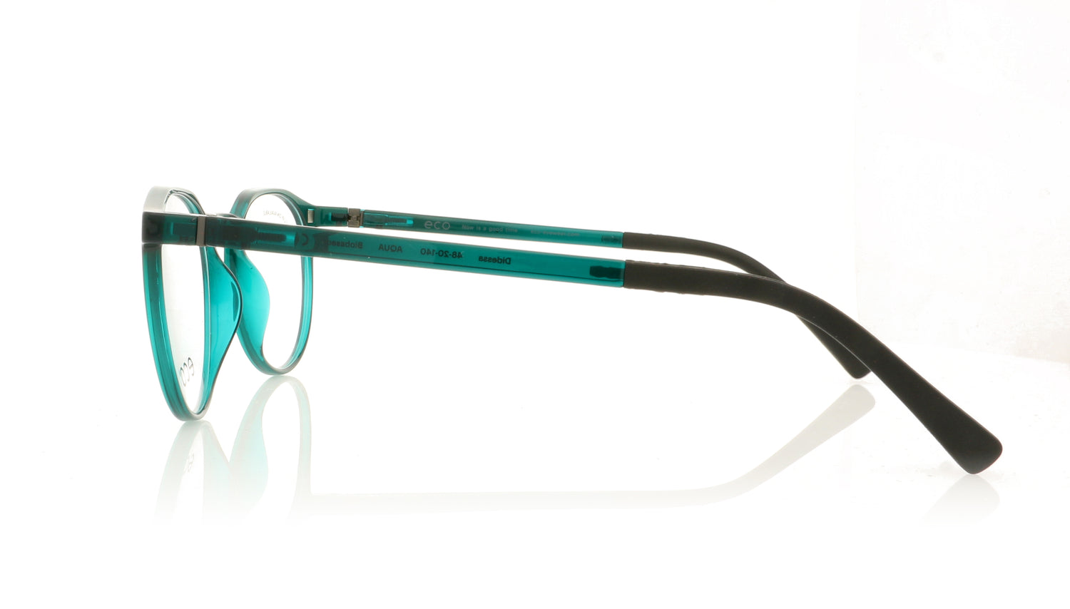 Eco Didessa AQUA Green Glasses - Side