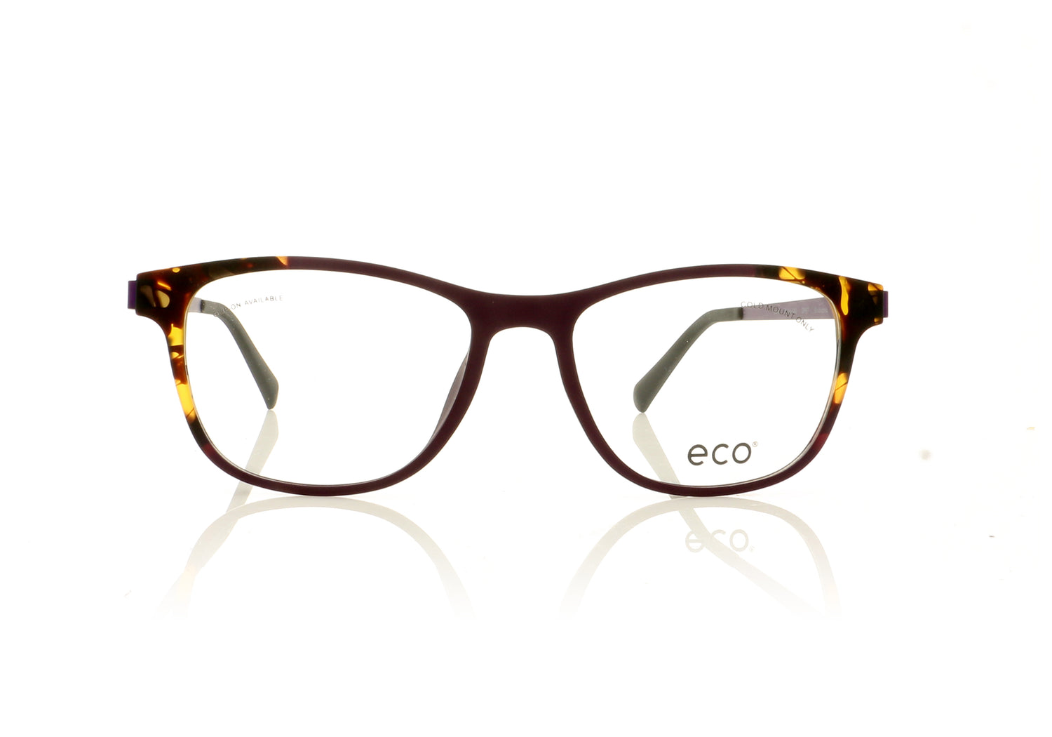 Eco Isere DPRT Purple Tortoise Glasses - Front