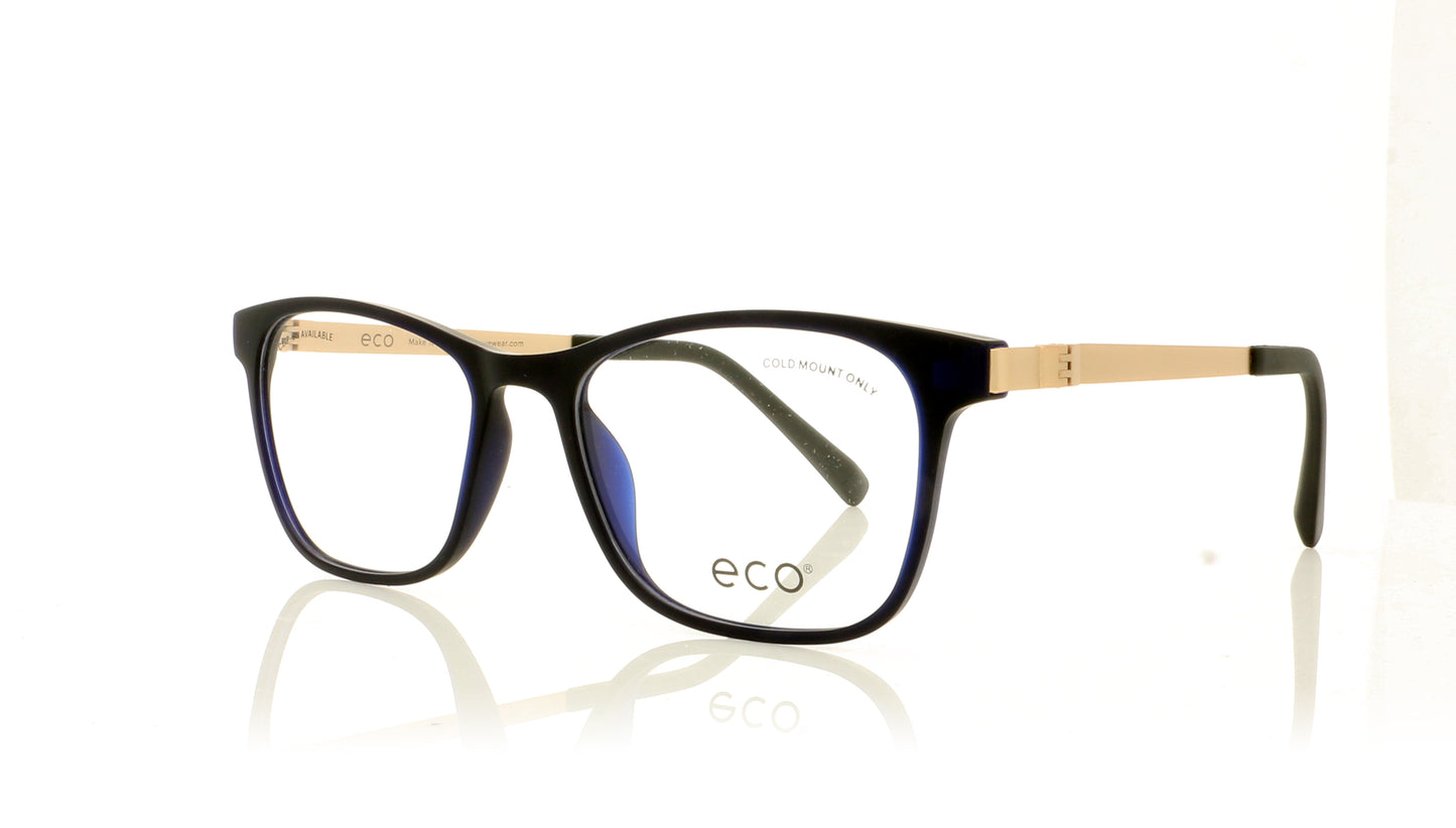 Eco Maringa DNVY Dark Navy Glasses - Angle