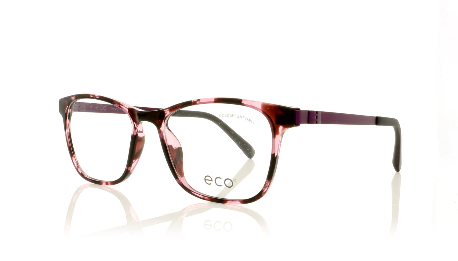 Eco Maringa PURT Purple Tortoise Glasses - Angle